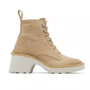 Sorel‎ hi-line lace up heel bootie NEW 9.5